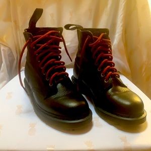 The original Dr Martens black leather boots
